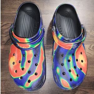 Crocs Caymans Solarized Clogs Rainbow Unisex M10 W12